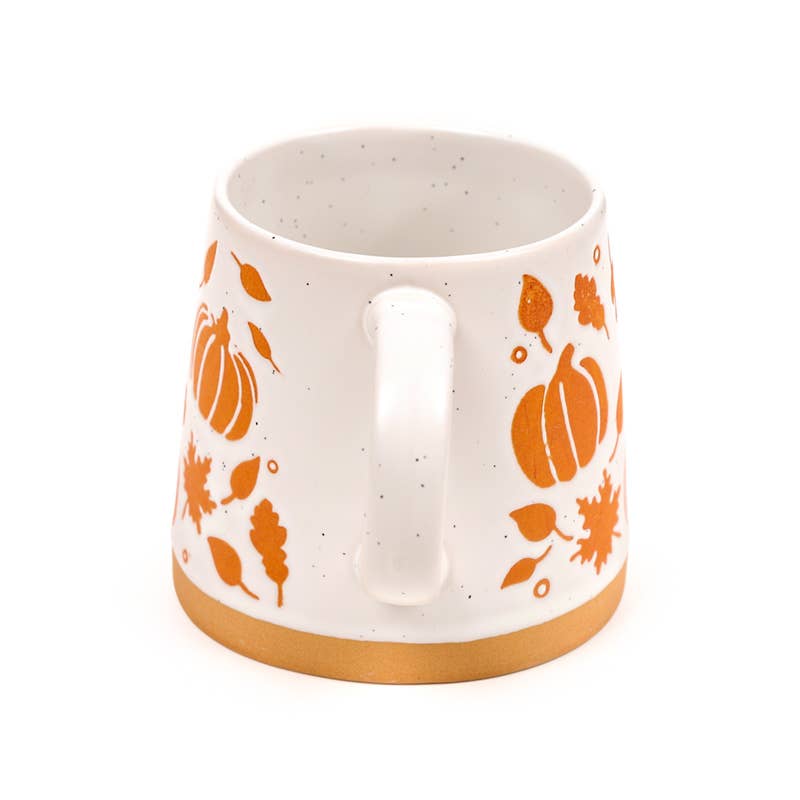 Mug automne en grès avec citrouilles – 400 ml