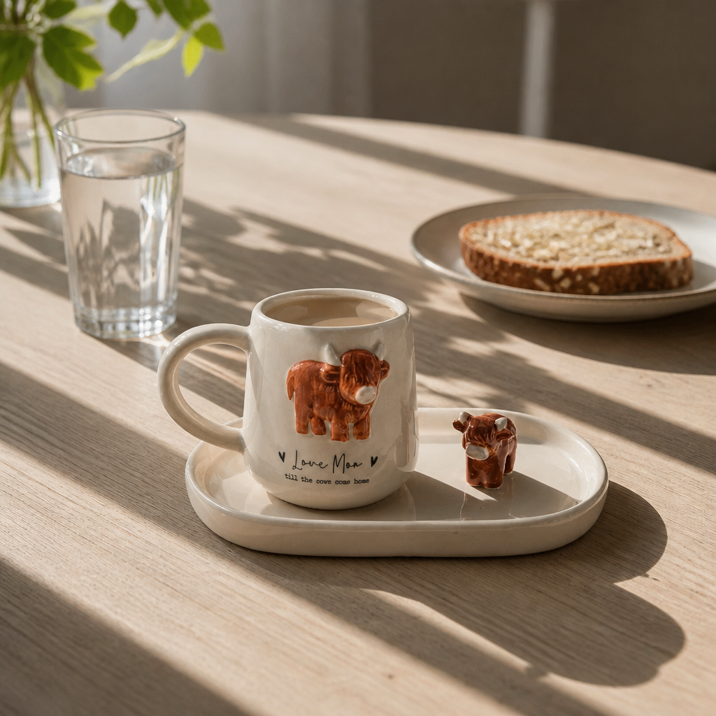 Coffret Tiny World — Mug & Figurine Love Moo